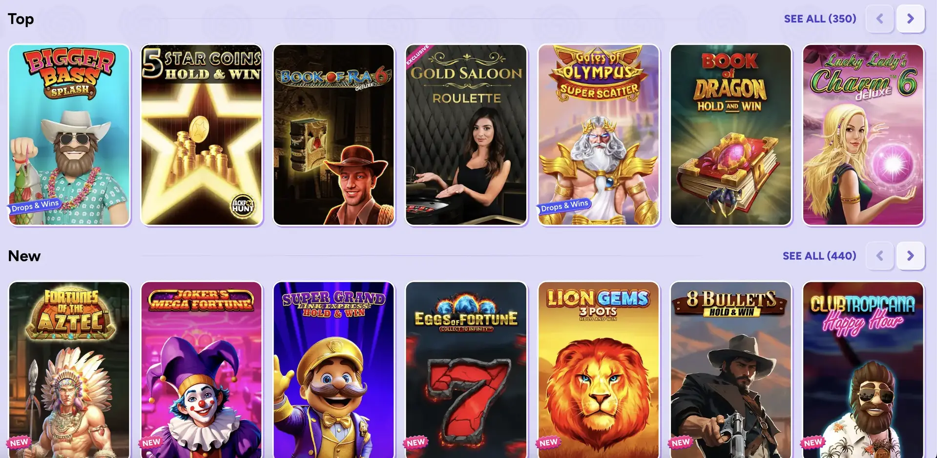 Jeux populaires sur Spinbara